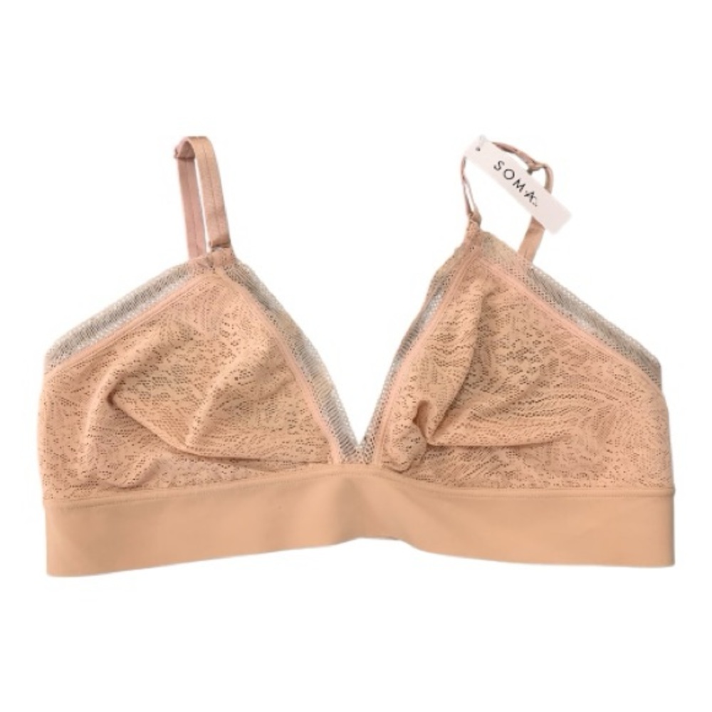 SOMA  Lace Triangle Soft Bra size XL